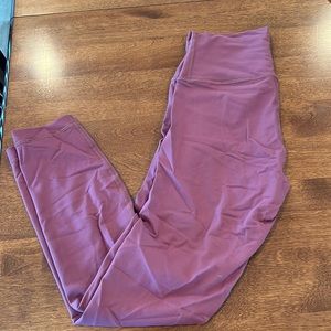 lululemon mauve leggings
